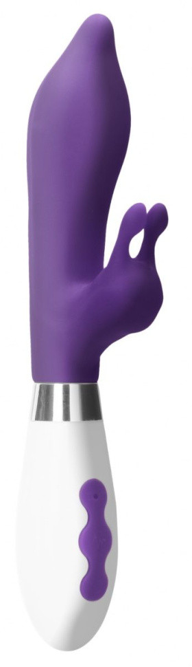 Фиолетовый вибратор-кролик Adonis - 22 см. купить в секс шопе