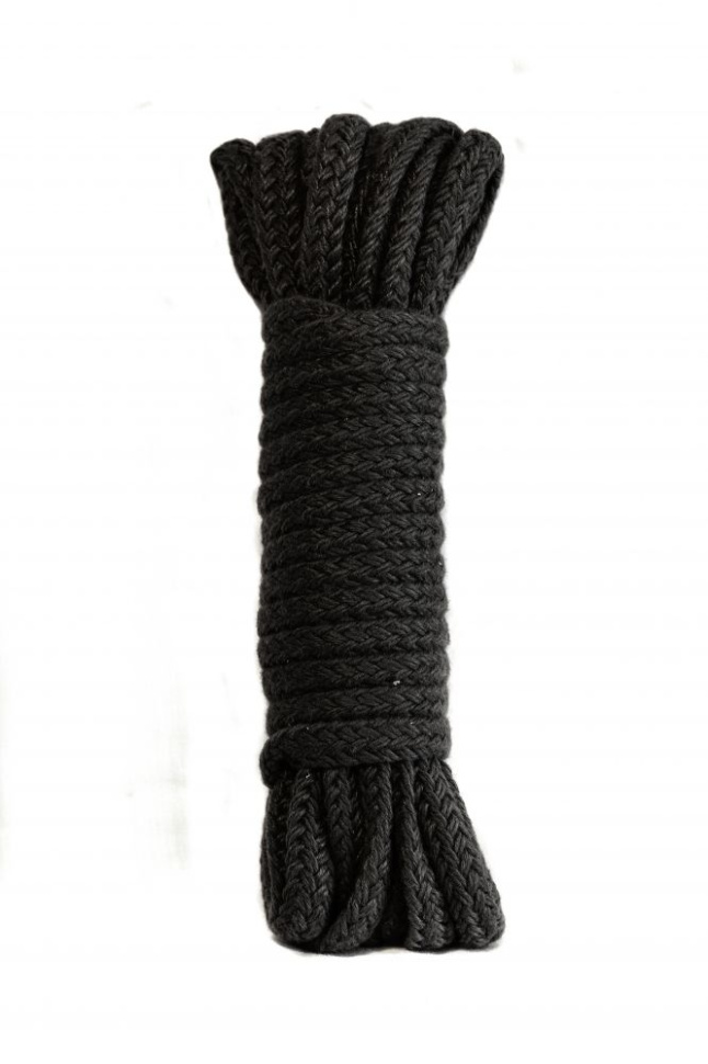 Черная веревка Bondage Collection Black - 9 м. купить в секс шопе