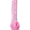 Розовый фаллоимитатор Luminous - 20 см. купить в секс шопе