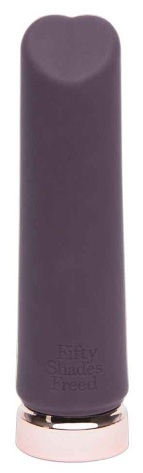 Фиолетовый мини-вибромассажёр Crazy For You Rechargeable Bullet Vibrator купить в секс шопе