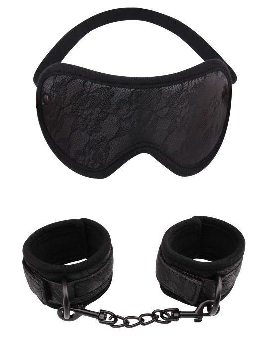 Черный эротический набор Temptation Bondage Kit купить в секс шопе