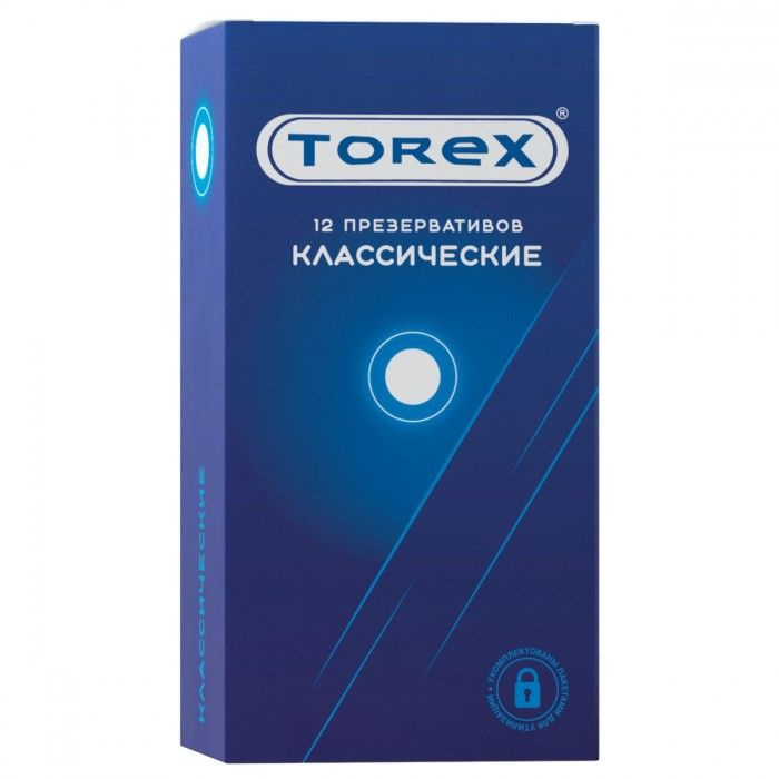 Гладкие презервативы Torex  Классические  - 12 шт. купить в секс шопе