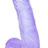 Фиолетовый фаллоимитатор Oxygen - 17,5 см. купить в секс шопе