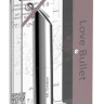 Серебристый мини-вибратор Love Bullet - 8,4 см. купить в секс шопе