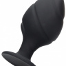 Набор из 3 черных анальных пробок Swirled Butt Plug Set купить в секс шопе