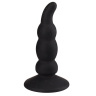Чёрный анальный стимулятор ASS JACKER - 12 см. купить в секс шопе