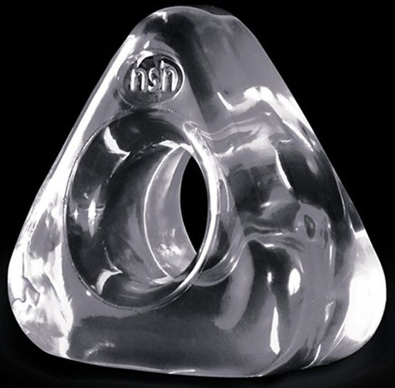 Прозрачное треугольное эрекционное кольцо RENEGADE JUNK PUSHER купить в секс шопе