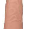 Гелевый вибромассажёр без мошонки - 17,5 см. купить в секс шопе