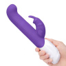 Фиолетовый вибромассажер для G-точки Come hither G-Spot Rabbit - 24,5 см. купить в секс шопе