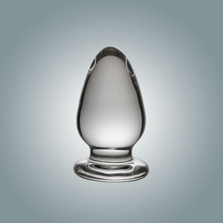 Анальная втулка из стекла - 8 см. купить в секс шопе