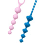 Набор из 2 цветных анальных цепочек Satisfyer Beads купить в секс шопе