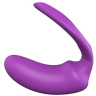 Фиолетовый анальный вибратор REMOTE PRIVATE PLEASER купить в секс шопе