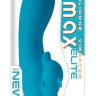 Голубой вибратор с дельфинчиком Climax Elite - 22,3 см. купить в секс шопе