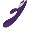 Фиолетовый вибратор Nalone Rhythm X2 с клиторальным стимулятором - 21,6 см. купить в секс шопе