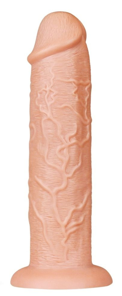 Телесный фаллоимитатор-гигант 11 Realistic Long Dildo - 28 см. купить в секс шопе