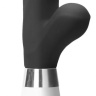 Черный вибратор-кролик Artemis - 21 см. купить в секс шопе
