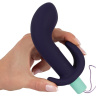 Темно-фиолетовый вибростимулятор простаты с пультом ДУ Remote Controlled Prostate Plug купить в секс шопе