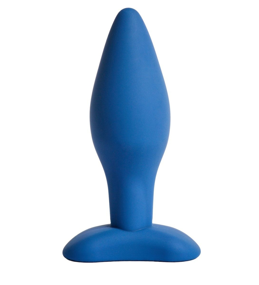Синяя анальная пробка Matter L - 12 см. купить в секс шопе