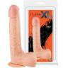 Большой реалистичный фаллоимитатор на присоске FleshXL- 23 см. купить в секс шопе