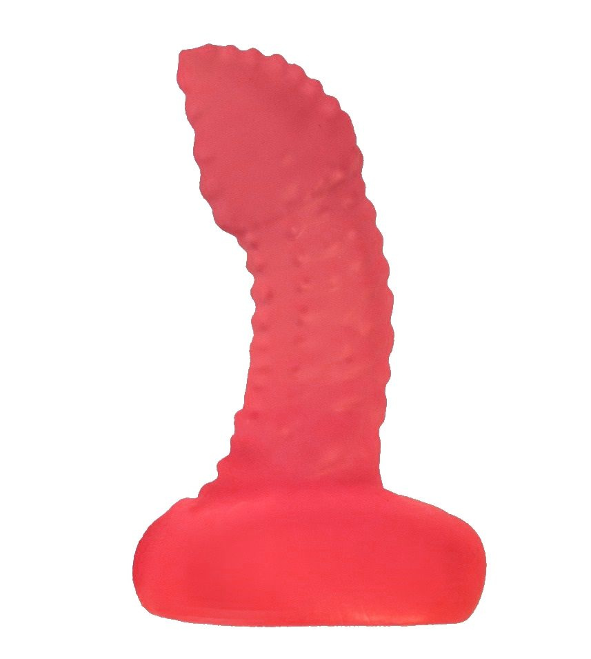Розовый анальный фаллоимитатор для стимуляции простаты - 7,1 см. купить в секс шопе