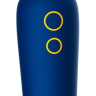 Синий вибромассажер с круглой головкой Romp Flip - 23 см. купить в секс шопе