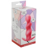 Розовая фигурная анальная вибропробка Spiral Anal Plug - 12 см. купить в секс шопе