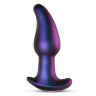 Фиолетовая анальная вибропробка Asteroid с эффектом римминга - 13,7 см. купить в секс шопе
