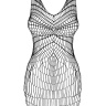 Оригинальное сетчатое платье с разрезами по бокам купить в секс шопе