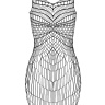 Оригинальное сетчатое платье с разрезами по бокам купить в секс шопе