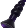 Фиолетовая гелевая анальная ёлочка - 17 см. купить в секс шопе