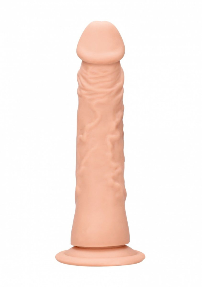 Телесный фаллоимитатор Realistic Dildo - 20 см. купить в секс шопе