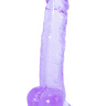 Фиолетовый фаллоимитатор Rocket - 19 см. купить в секс шопе