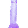 Фиолетовый фаллоимитатор Rocket - 19 см. купить в секс шопе
