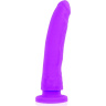 Фиолетовый фаллоимитатор из силикона Delta Сlub Toys Dong Purple Silicone - 23 см. купить в секс шопе