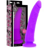 Фиолетовый фаллоимитатор из силикона Delta Сlub Toys Dong Purple Silicone - 23 см. купить в секс шопе