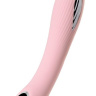 Розовый силиконовый вибратор с электростимуляцией TESLA G-POINT - 21 см. купить в секс шопе