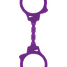 Фиолетовые эластичные наручники STRETCHY FUN CUFFS купить в секс шопе