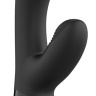 Черный вибромассажер Kyra - 21,3 см. купить в секс шопе