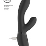 Черный вибромассажер Kyra - 21,3 см. купить в секс шопе