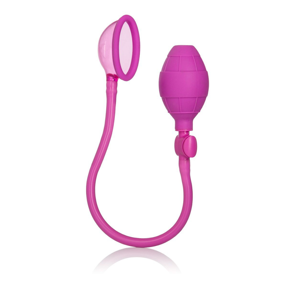 Розовая помпа для клитора Mini Silicone Clitoral Pump  купить в секс шопе