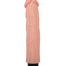 Вибратор-реалистик с розовой головкой - 23 см. купить в секс шопе