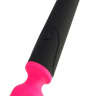 Черно-розовый вибростимулятор ASTER - 19,5 см. купить в секс шопе