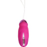 Розовое виброяйцо с пульсирующими шариками Circly купить в секс шопе