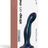 Темно-синяя насадка Strap-On-Me Dildo Plug Snaky size M купить в секс шопе