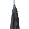 Черная плеть из натуральной кожи Gray в готическом стиле - 63 см. купить в секс шопе