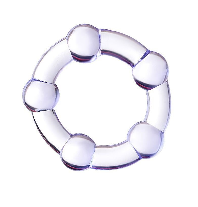 Фиолетовое эрекционное кольцо A-Toys купить в секс шопе