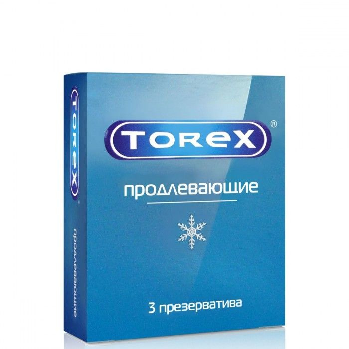 Презервативы Torex  Продлевающие  с пролонгирующим эффектом - 3 шт. купить в секс шопе