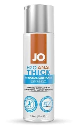 Густой анальный лубрикант на водной основе JO H20 Anal Thick - 60 мл. купить в секс шопе
