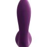 Фиолетовый вибромассажер с двойной стимуляцией Mave купить в секс шопе
