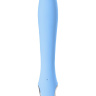 Голубой силиконовый вибратор с электростимуляцией GALVANI VIBE - 21 см. купить в секс шопе
